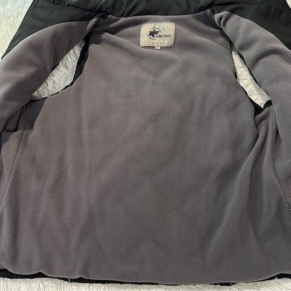 ZKC Collections Black Quilted Puffer Vest with Fleece Lining Women’s Size L - Picture 15 of 16